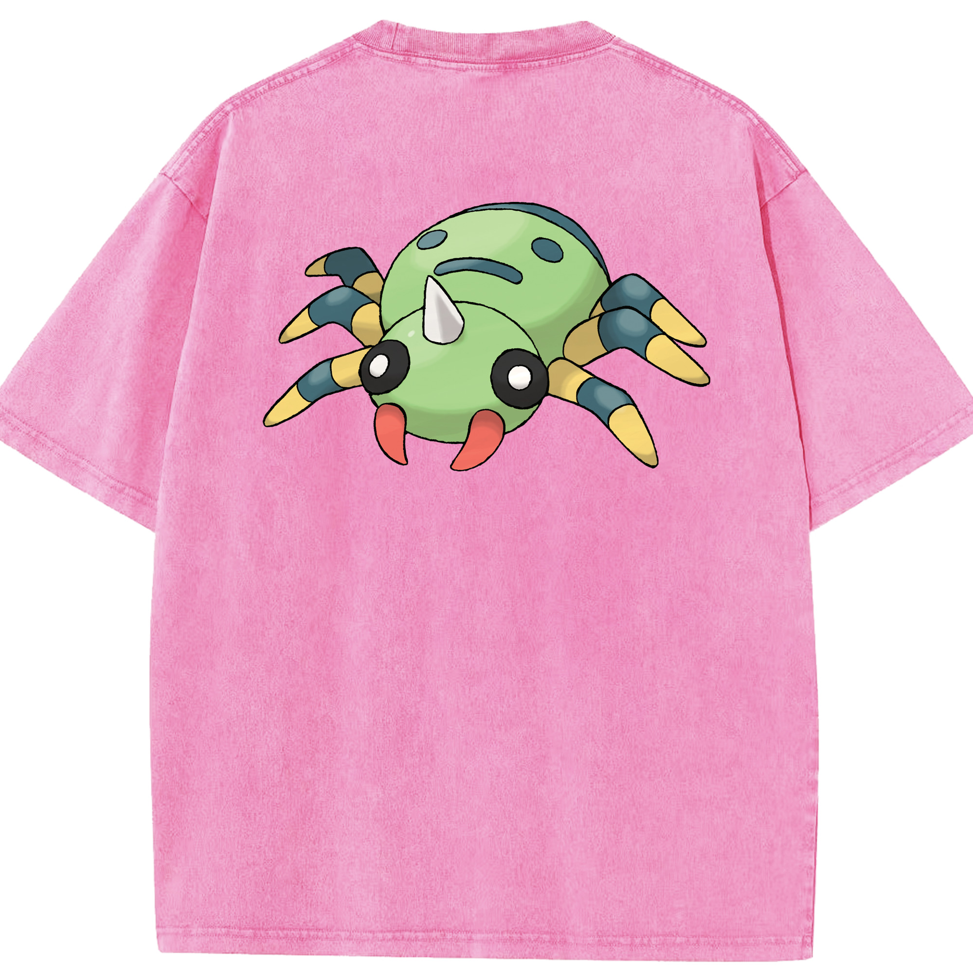 （画像用） ポケットモンスター Pokémon 綿100% ヴィンテージ風 半袖Tシャツ（背面プリント）